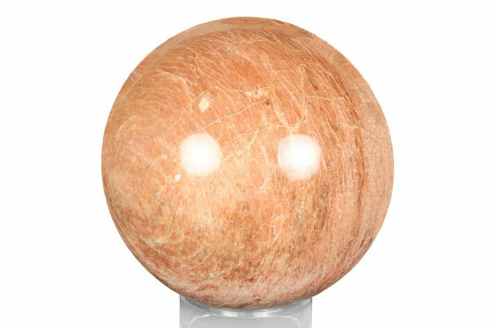 Polished Peach Moonstone Sphere - Madagascar #245998